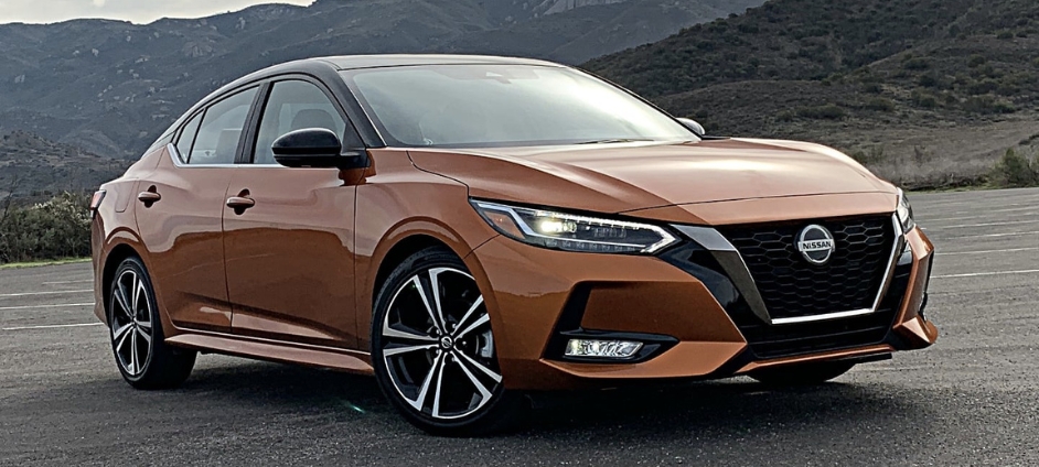 Nissan Sentra rental car in Dubai with rearview camera