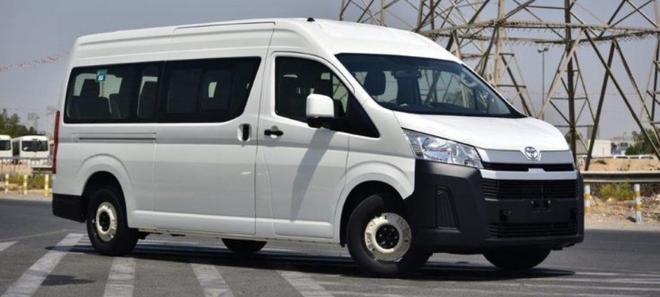 2022 Toyota Hiace 12-seater bus rental in Dubai