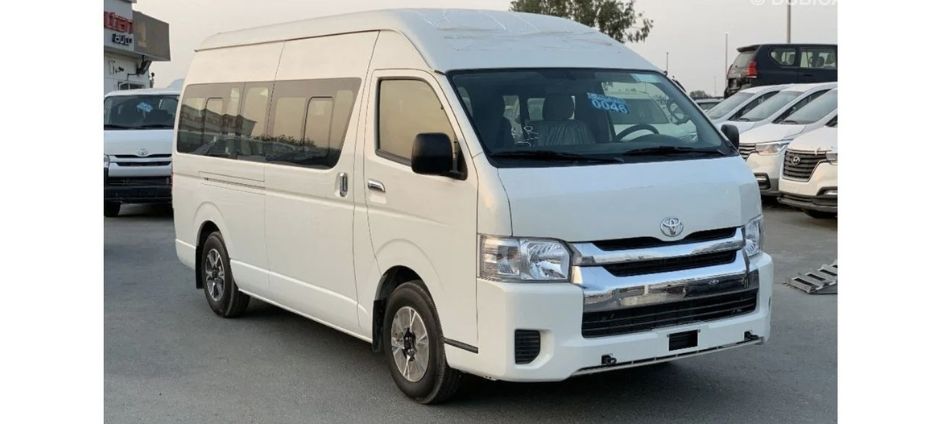 2020 Toyota Hiace 12-seater bus rental in Dubai